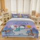 thumbnail image 1 of 3pcs Fred The Snowman Winter Poster Pattern Three-Piece Set Soft And Comfortable bedding Suitable for All Seasons, 1 of 5