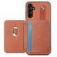 thumbnail image 4 of Funda Billetera Tejida para Samsung Galaxy A54 5G con Soporte y Tarjetero Marrón, 4 of 4