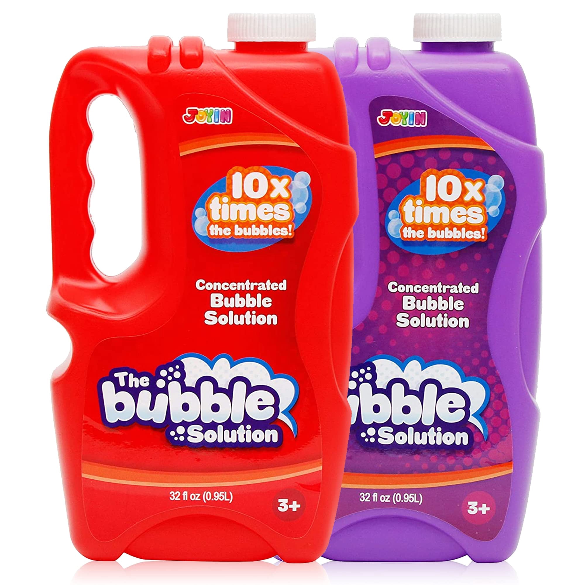 Solución De Recarga De Burbujas Joyin 2 Botellas De 1,89 L Para Juguetes Con Burbujas