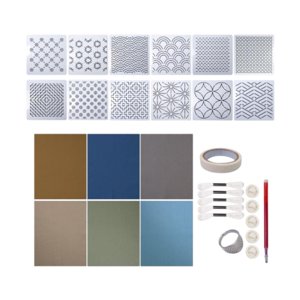 Bothyi - Kit De Inicio De Bordado, Accesorios De Hilos Para Patchwork, Juego De Posavasos De Tapete Para Té Diy A