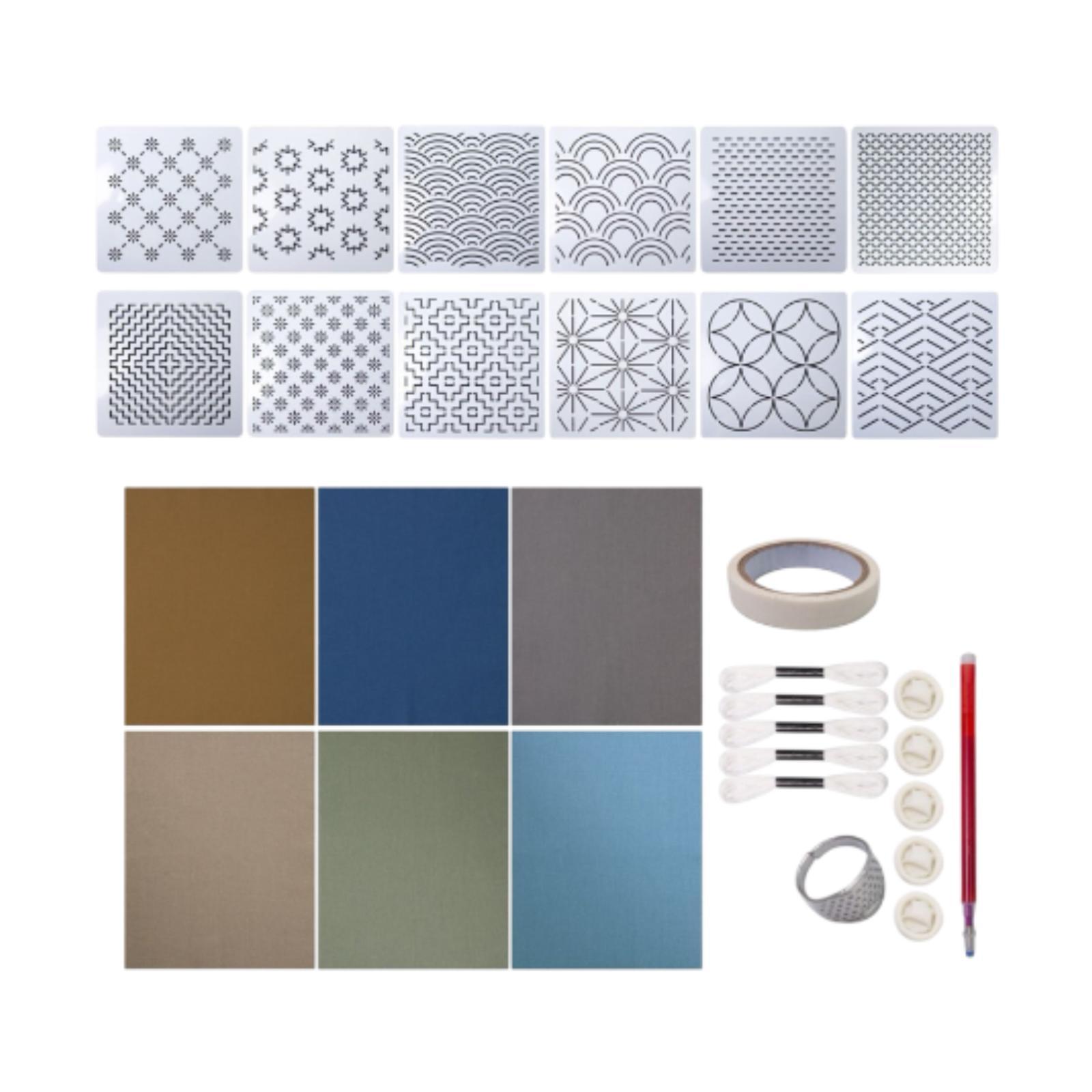 Bothyi - Kit De Inicio De Bordado, Accesorios De Hilos Para Patchwork, Juego De Posavasos De Tapete Para Té Diy A