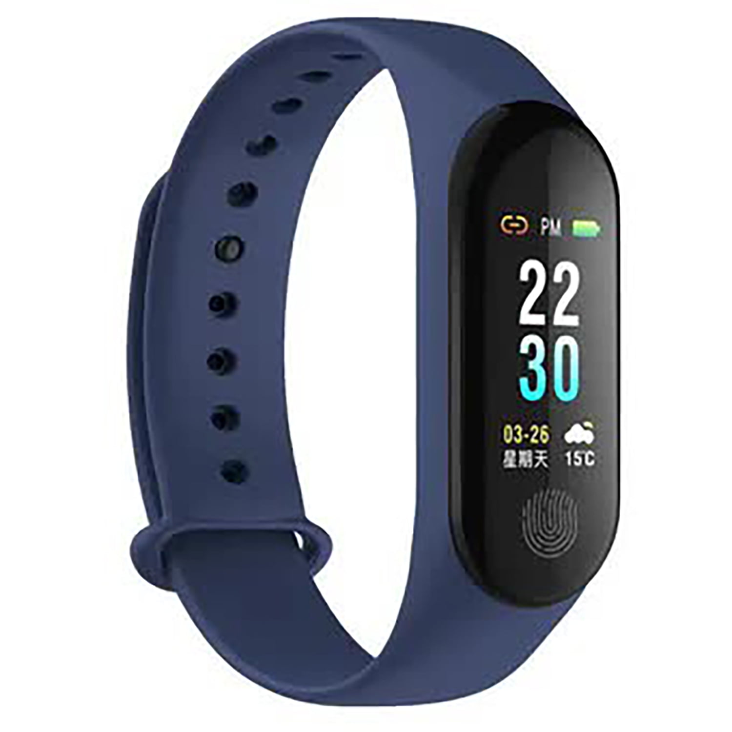 Genérico - Reloj Inteligente Smart Band Bluetooth Azul M3