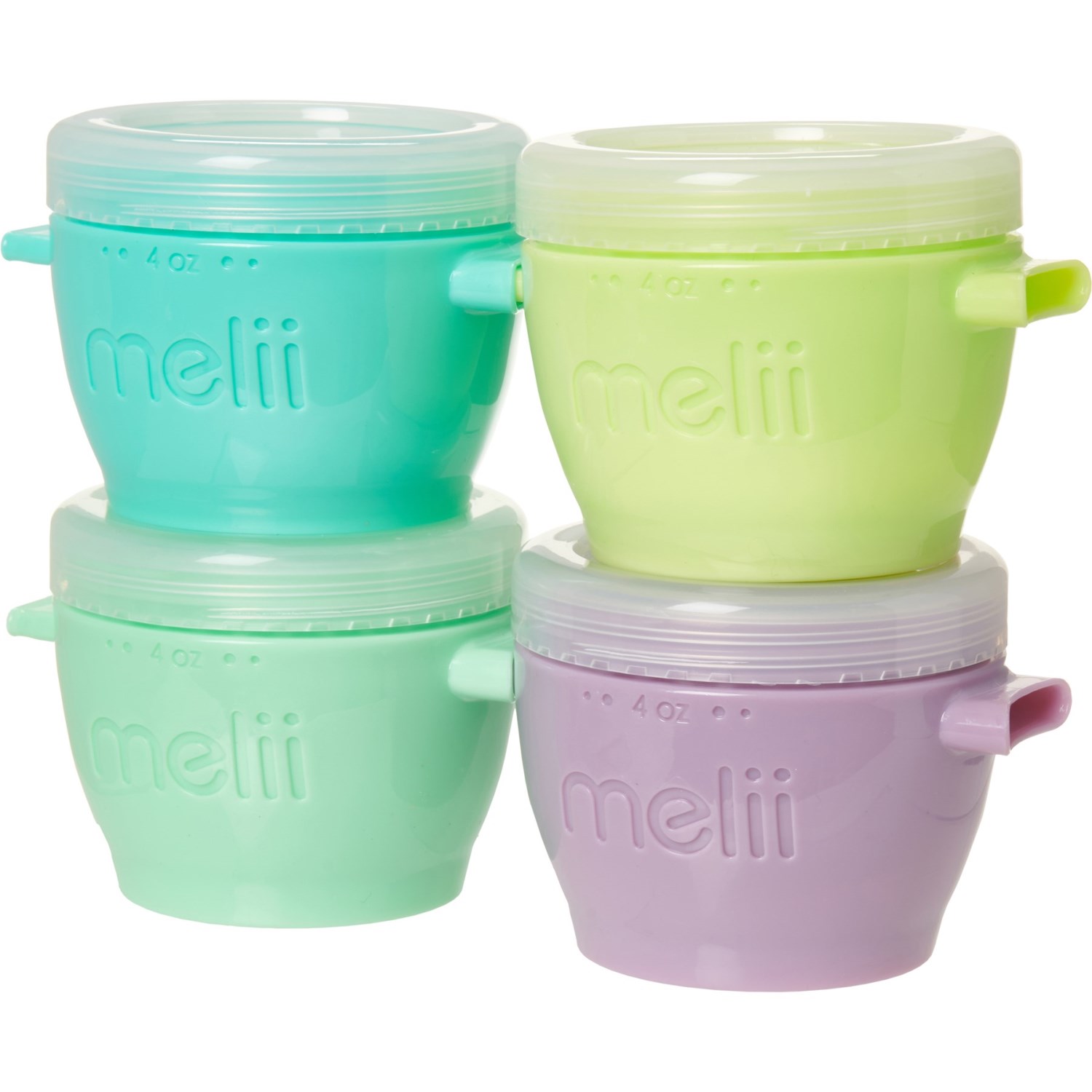 Melii - Pack De 4 Contenedores 177 Ml
