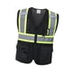 thumbnail image 1 of Chaleco seguro reflectante, ropa de trabajo, hombres de mujeres, versátiles, alta visibilidad con cremallera de bolsillos para correr perros caminando, 1 of 5