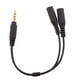 thumbnail image 1 of Micrófono Divisor De 3,5 Mm Y Adaptador De Auriculares Macho A Hembra De Audio Para PS4 PC, 1 of 3