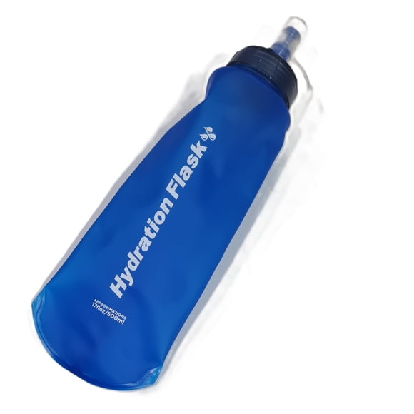 Soft Flask Botella Flexible De Hidratación 500 Cc Azul