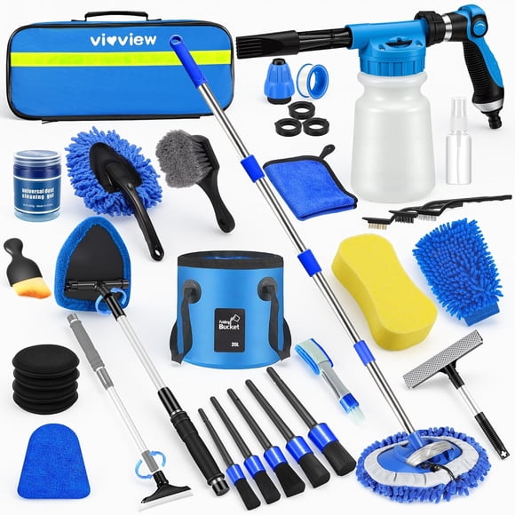 Kit Lavado Auto Vioview LT0526B 36 Piezas Espumador