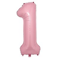 Ruiansi - Globos Con Números Ruinasi, 16 Cm, Papel De Aluminio Rosa Para Decoración De Fiestas