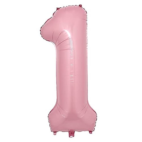 Ruiansi - Globos Con Números Ruinasi, 16 Cm, Papel De Aluminio Rosa Para Decoración De Fiestas