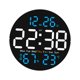 thumbnail image 3 of Reloj De Alarma Dst Digital De Pared Para Sala De Estar De La Sala De Estar Decoración Del Hogar Azul, 3 of 5