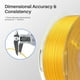 thumbnail image 3 of Filamento para impresora 3D ELEGOO Silk PLA, 1,75 mm, bronce, 1 kg, 3 of 3