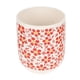 thumbnail image 1 of Taza Diseño Rojo/Blanco Oriental sin Asa de Loza 125ml 6.5x8cm, 1 of 2