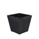 thumbnail image 4 of Set 2 Macetero Plastico Bajo Premium Base Cuadrada Conica S negro, 4 of 7
