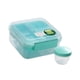thumbnail image 2 of Contenedores Bento Box Portátiles Multiusos Para Preparar Comidas Para La Oficina, Viajes, Fiestas, Color Verde, 1250 Ml, 2 of 3