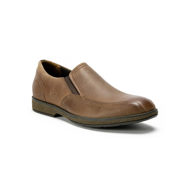 ZAPATOS HOMBRE CUERO SLIP-ON CARVEN-3-04 cafe 43