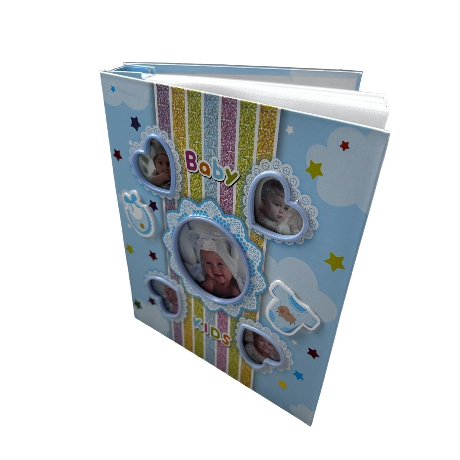 Kivara - Album Foto Bebe Infantil Arcoiris Celeste 80 Fotos Celeste