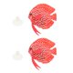 thumbnail image 3 of Simulación Luminosa Peces Acuario Resplandor Decoración Peces Artificiales Rojo, 3 of 5