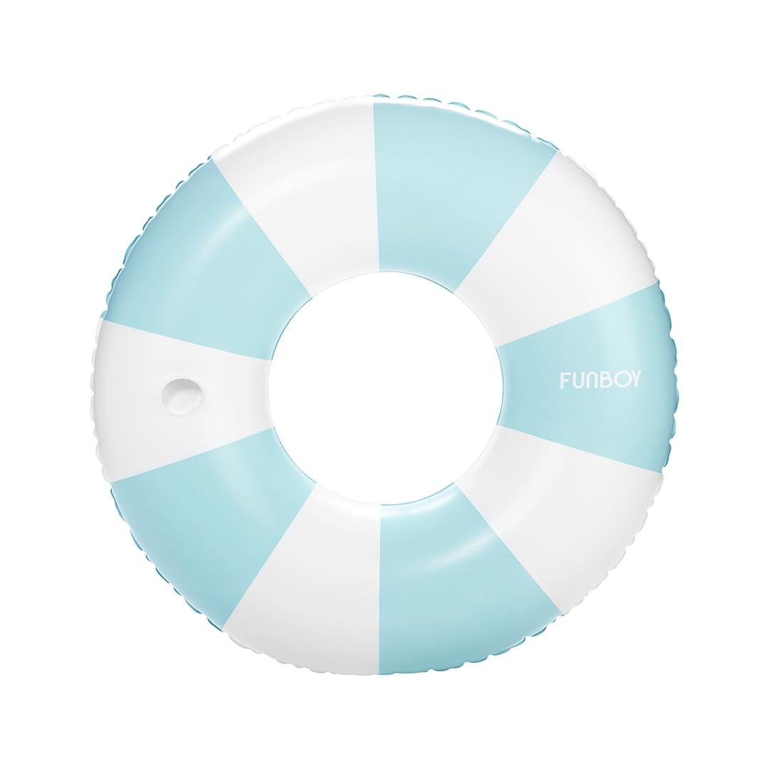 Flotador Inflable Para Piscina Funboy Giant, Vintage, Azul Bebé, 48 Pulgadas