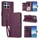 thumbnail image 2 of Funda Cartera Trébol para Motorola Edge 70 Fusion con Ranuras Tarjetas y Carga Inalámbrica Violeta, 2 of 6
