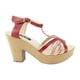 thumbnail image 1 of Sandalia Exs Plataforma Cuero Roja, 1 of 5