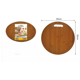thumbnail image 2 of Tabla Para Picar Y Cortar De Madera Circular 30cm Liso, 2 of 4
