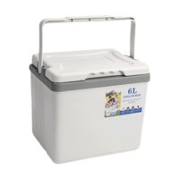 Ioensy - Nevera Portátil Hermética Para Coche, Caja Aislante Para Acampar, Pescar Y Playa, 6 L