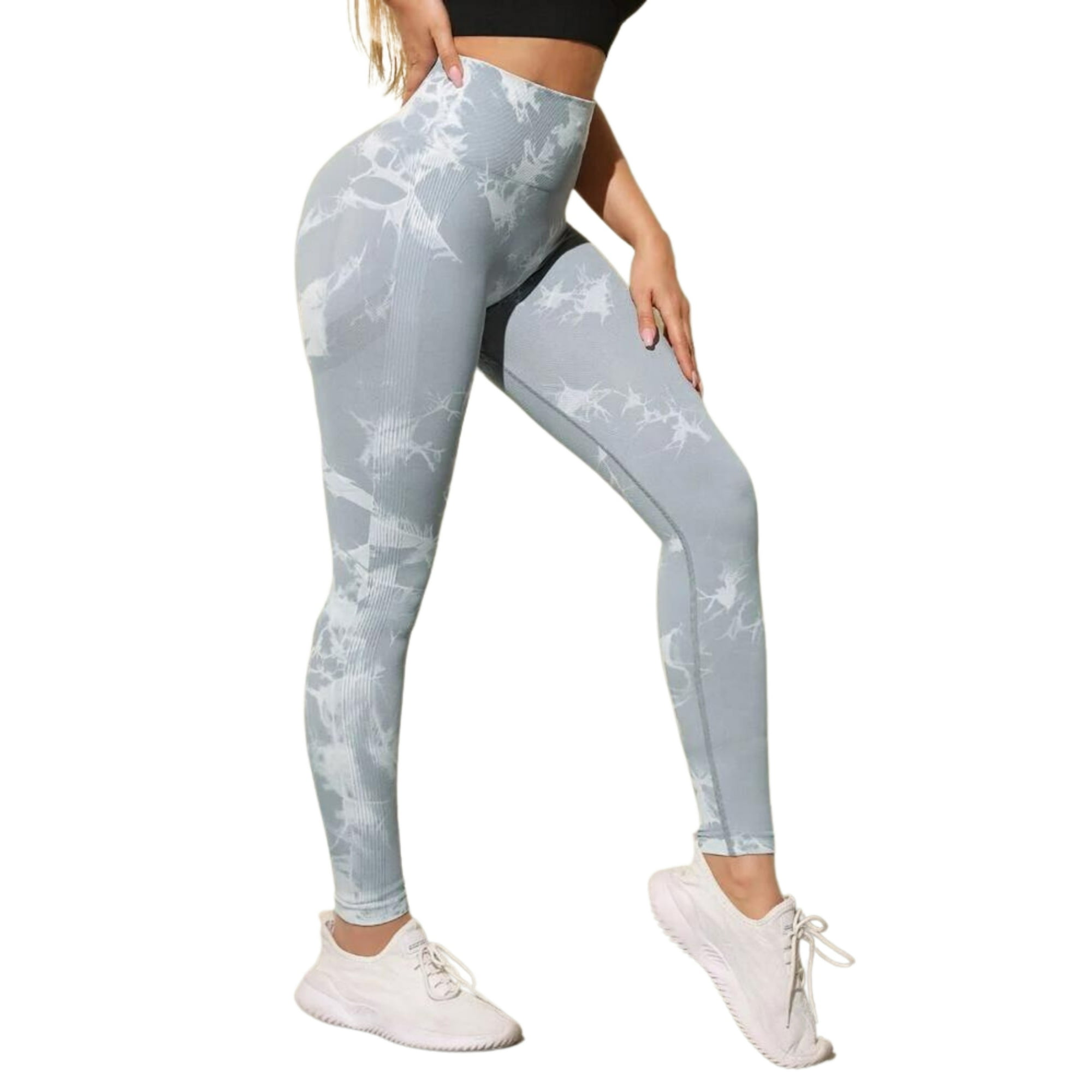 Calzas Leggings Push Up Gris Claro L