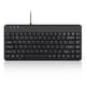 thumbnail image 1 of Teclado Perixx PERIBOARD-409U Cableado USB Mini Negro, 1 of 7