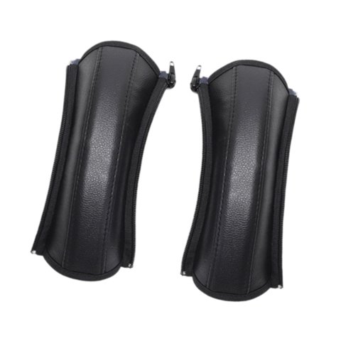 Magideal - Funda Para Manija De Cochecito De Bebé, Funda Para Manija, Repuesto, Funda Protectora, Cuero De Pu Con Cremallera Extraíble, Funda Para Manija Del Apo M