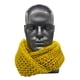 thumbnail image 3 of Bufanda Cuello Estilo Punto Inglés Lana Invierno Abrigado, 3 of 5