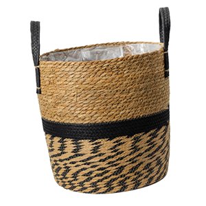 Bothyi - Maceta Cesta Arreglo Floral Decorativo Maceta Para Balcón Jardín 21Cmx17Cm