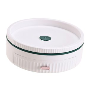 Bothyi - Organizador De Tocadiscos Bandeja De Servicio Decorativa Para Comedor Gabinete Decoración Blanco