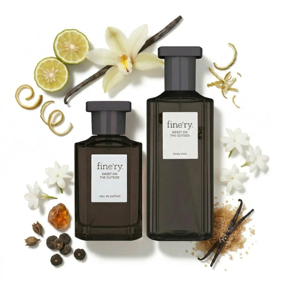 Set de regalo de perfume y bruma corporal Fine'ry Sweet On The Outside
