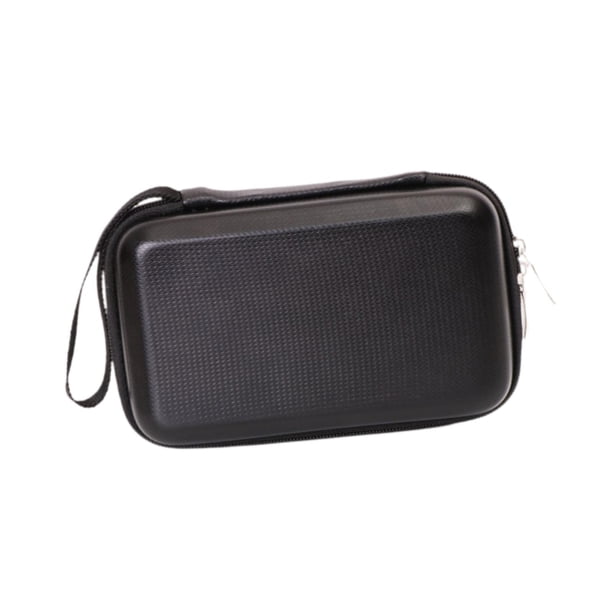 Estuche Rígido Para Dispositivos De Viaje, Estuche Para Auriculares, Cargador Portátil, Cable USB, Teléfono, Color Negro