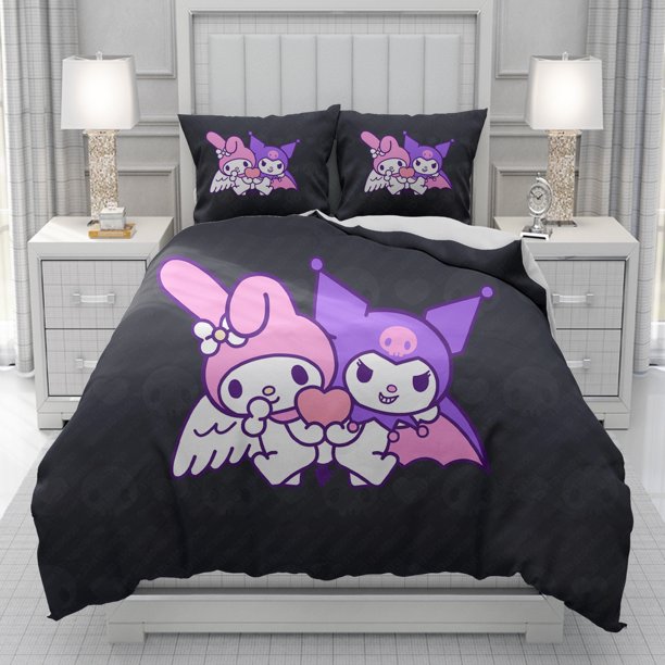 x854 Bed SheetsDuvet Cover men women/Children KID Printing cartoon Bedding Set Comforter Bed Soft 3-Piece Bedding Set (1 Duvet Cover + 2 Pillow Shams) nj854