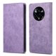 thumbnail image 1 of Funda tipo cartera con bloqueo RFID para Realme 14 Pro Con tapa abatible, portatarjetas, cierre magnético, TPU y soporte Morado, 1 of 6