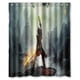 thumbnail image 1 of Cortina de ducha de Dragon Age Inquisition con ganchos (152 x 183 cm), 1 of 3