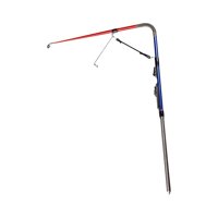 Magideal - Caña De Pescar Automática Soportes Para Cañas De Pescar Soporte Portátil 63 Cm Longitud Resorte De Metal Accesorios De Pesca Duraderos Para Depósitos