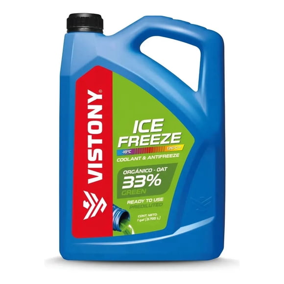Refrigerante Anticongelante Vistony Organico 33% 1gl