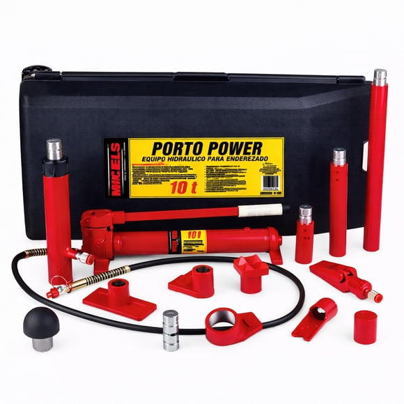 Porto Power Hidráulica 10 Ton. Indus Trial + Maleta