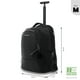 thumbnail image 3 of Mochila con Ruedas Viaje Trolley Mediano Negra Totto, 3 of 3