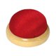 thumbnail image 2 of Alfiletero Inserción De Aguja Base De Madera Accesorios De Costura Rojo Vino, 2 of 5