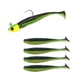 thumbnail image 2 of Cebos de pesca con anzuelo, suministros de pesca de silicona, Señuelos de pesca artificiales para salmón, trucha, leucomas, pececillos, bagre Verde negro, 2 of 5