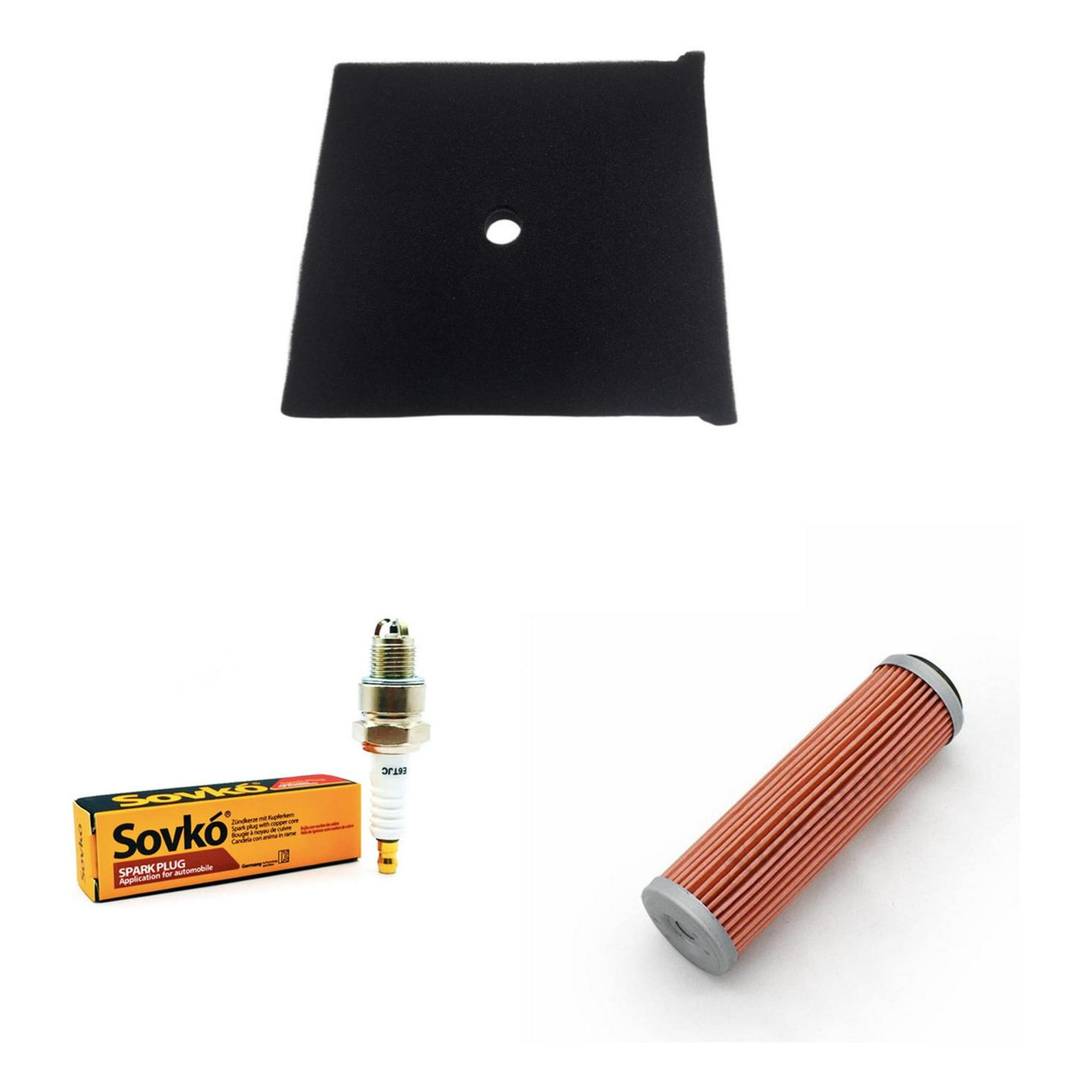 Genérico - Kit De Filtros Moto Zongshen Rx3 (aire + Aceite + Bujia) Negro