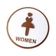 thumbnail image 5 of Letrero Para WC, Elegante Símbolo De Ba?o Para El Hogar, Establecimientos De Ba?o, Restaurante, Mujeres, 5 of 5