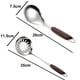 thumbnail image 2 of Utensilios de cocina Pala de cocina de acero inoxidable Aislamiento Sarga Cuchara de sopa Colocación de cuchara de arroz, 2 of 5