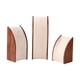 thumbnail image 5 of 3x soporte para presentación de joyería, organizador de joyas, regalo para mujeres, accesorios de fotografía de madera de escritorio para vendedores, Curvo, 5 of 5