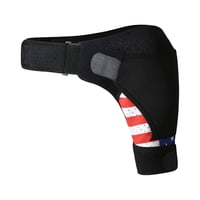 Magideal - Soporte De Hombro Manga De Compresión De Hombro Soporte De Estabilidad De Hombro Correa De Soporte De Hombro Para Deportes De Gimnasia, Entrenamiento, , Rojo