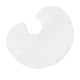 thumbnail image 2 of Capa De Peluquero Para Salón De Peluquería, Envoltura Para El Cuello, Para Teñir Champú, Color Blanco, 50 Uds., 2 of 3