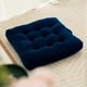 thumbnail image 1 of Xiao Hua Cojín de Silla de Comedor de Felpa Azul Oscuro con Asa -1 Pieza, Cojín de Felpa Ultrasuave de 17.72 X 17.72 X 3.54 Pulgadas, Almohadilla Apta para Mascotas y Duradera, Adecuada para Uso en, 1 of 4